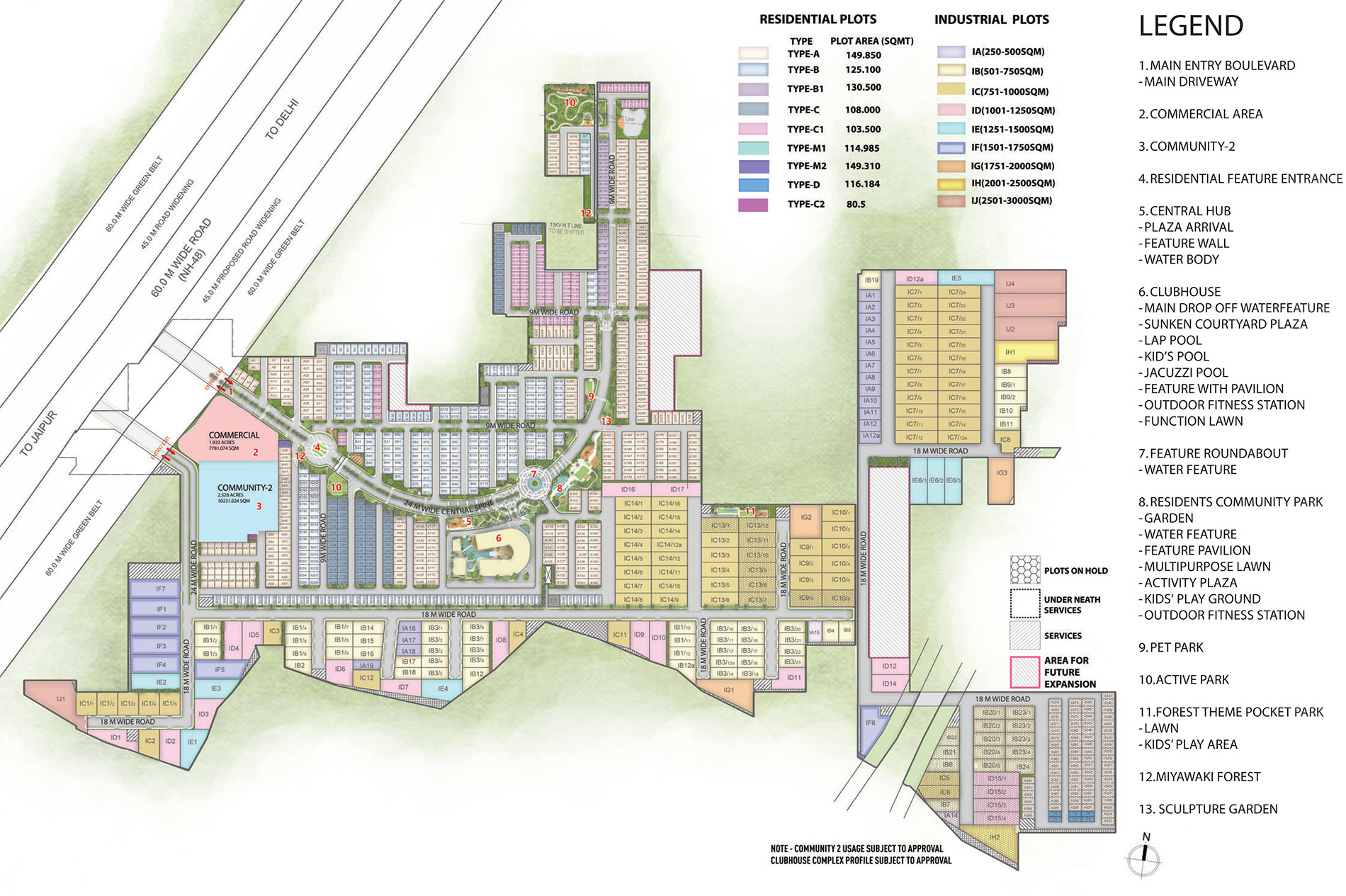 Signature Global Plots City Of Colours Site Plan